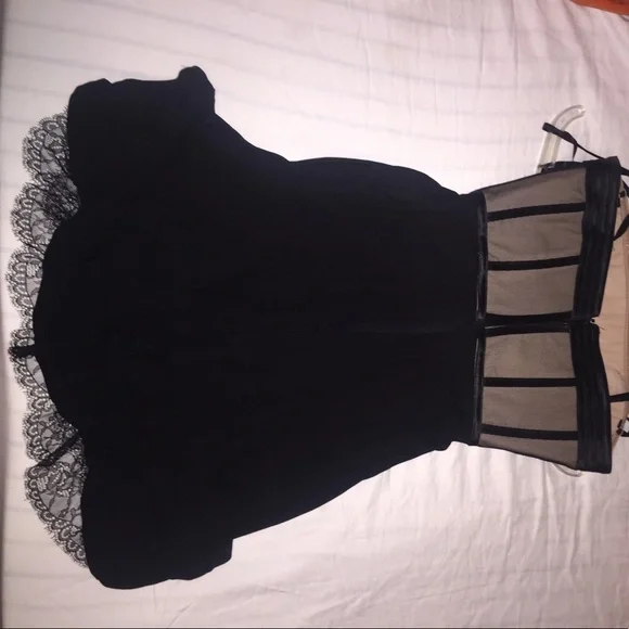 NWOT: BCBG Mini Black Strapless Dress!! - Picture 5 of 8